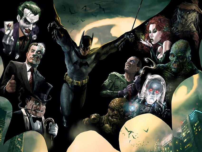 Knight Gotham, DC Comics, Vilões, Super-heróis, Quadrinhos, Batman papel de parede HD