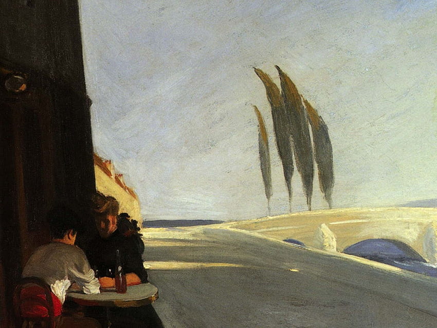 Gemälde von Edward Hopper HD-Hintergrundbild