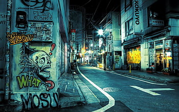 Wallpaper : ai art, cyberpunk, neon, alleyway, assassins, city lights  1920x1080 - alx - 2215456 - HD Wallpapers - WallHere