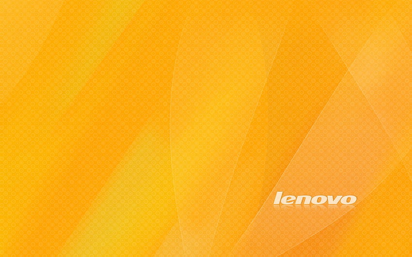 노란색 Windows 7 스타일 Lenovo 배경. 조리법 HD 월페이퍼