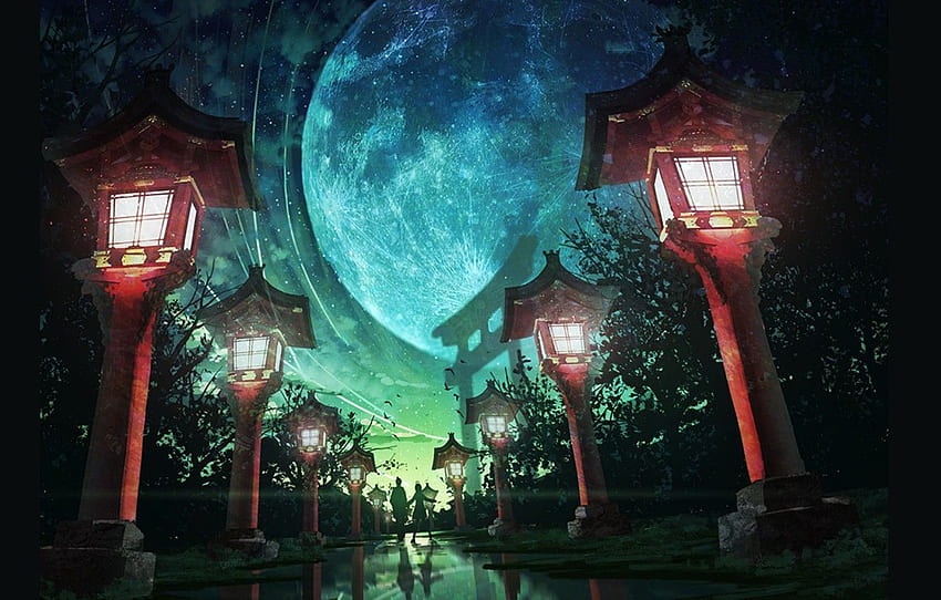 Torii Gate, Japanese Summer HD wallpaper