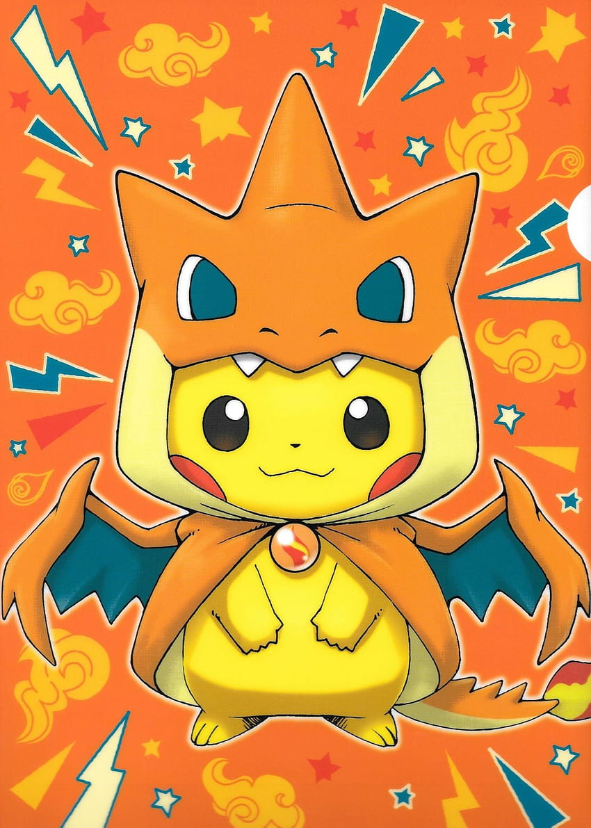Pikachu Mega Charizard Y. Pokemon. Charizard, Pokémon, Pikachu i Raichu Tapeta na telefon HD