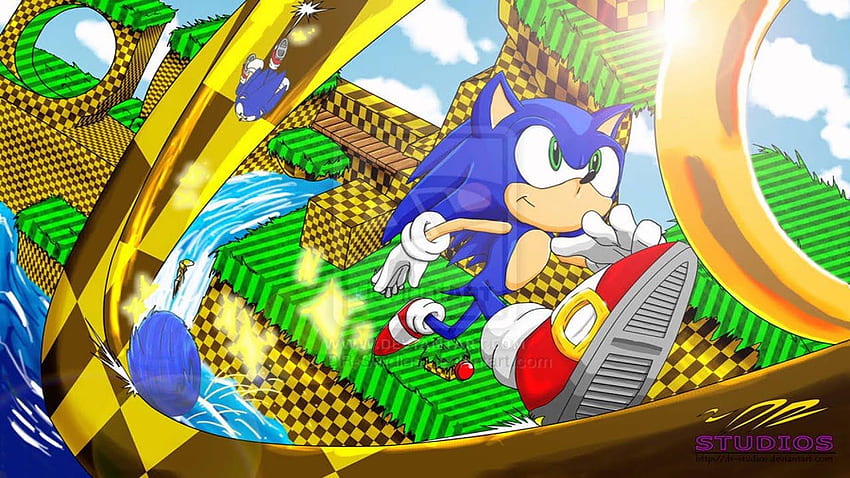 VGW: Sonic the Hedgehog Green Hill Zone 4K Video Wallpaper 