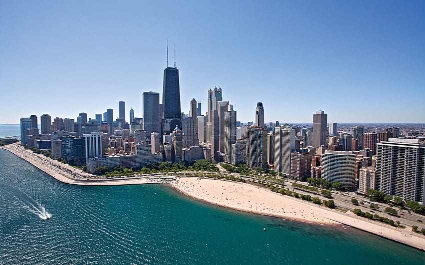 Chicago, Musim Panas Chicago Wallpaper HD