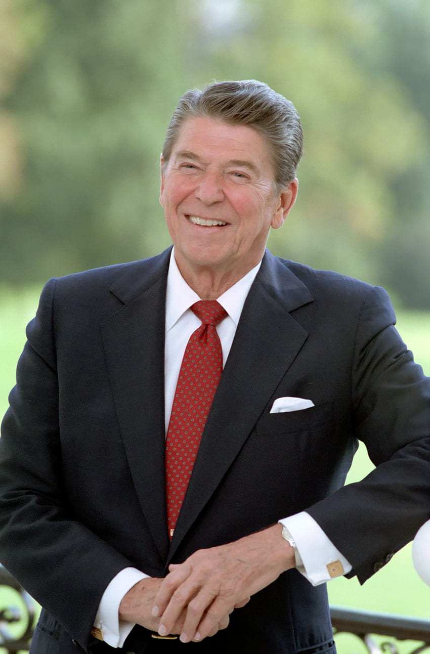 Ronald Reagan y el estado de las fronteras de la unión fondo de pantalla del teléfono