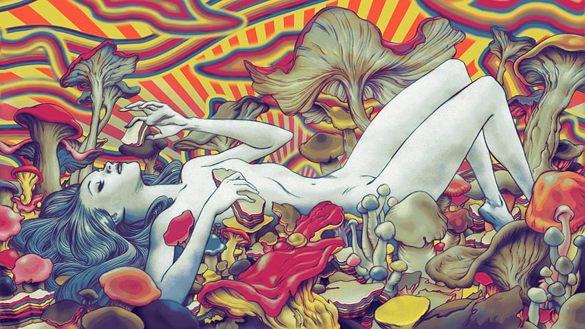 arte psicodélica - psicodelia - psicodelico - fundos de, LSD papel de parede HD