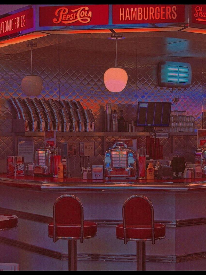 retro aesthetic. Diner aesthetic, Retro , Aesthetic, 50s Aesthetic Tumblr HD phone wallpaper