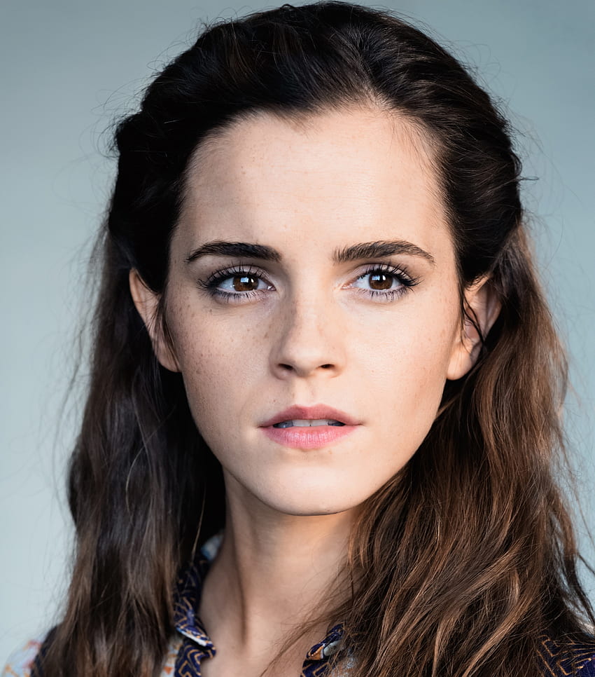 Emma Watson, beautiful, face HD phone wallpaper