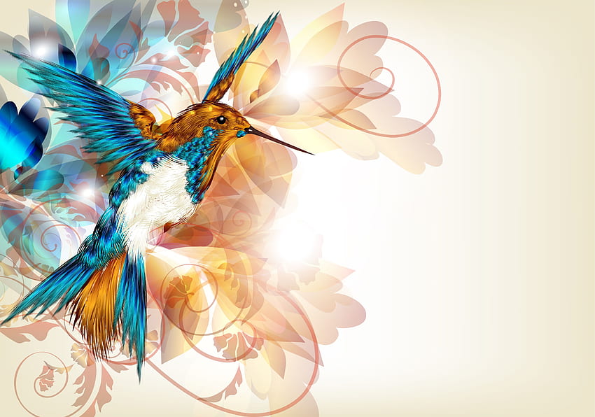 птица колибри крила клюн вектор абстрактно [] за вашия, мобилен телефон и таблет. Разгледайте Hummingbird за Kindle. Kindle Fire, Kindle HD тапет