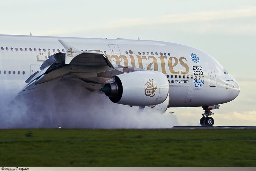 Airbus A380: Emirates Airbus A380 800 A6 EEJ “Emirates 75. Emirates Airbus,  Airbus A380, Airbus HD wallpaper | Pxfuel