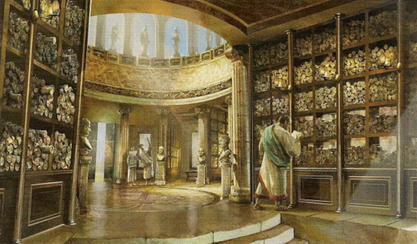À propos de. Bibliothèque numérique d'Alexandrie, Bibliothèque d'Alexandrie Fond d'écran HD
