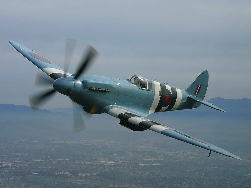 Spitfire Mk 19, brytyjski, spitfire, raf, królewskie siły powietrzne, druga wojna światowa Tapeta HD
