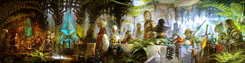 Final Fantasy Xiv 듀얼 모니터 - - - 팁, 듀얼 스크린 판타지 HD 월페이퍼