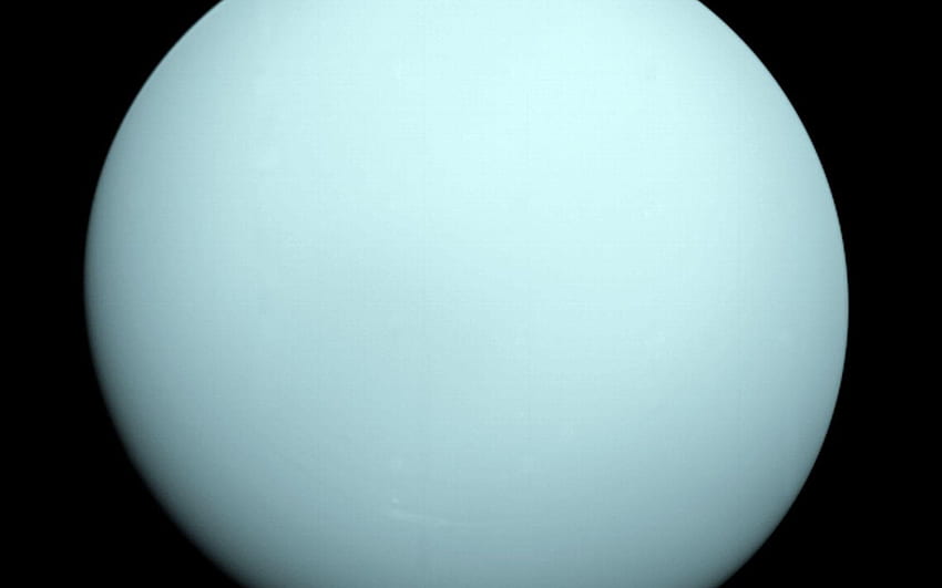 Space . Uranus as seen by NASA's Voyager 2 HD wallpaper
