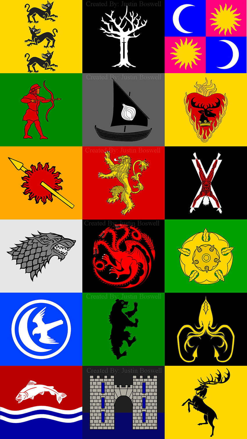 Game of Thrones iPhone 7 plus House Sigil Houses Clegane Forrester, Tarth Tarly Seaworth HD phone wallpaper