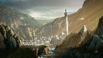 Minas Tirith - Il Signore degli Anelli wallpaper (3067653) - fanpop