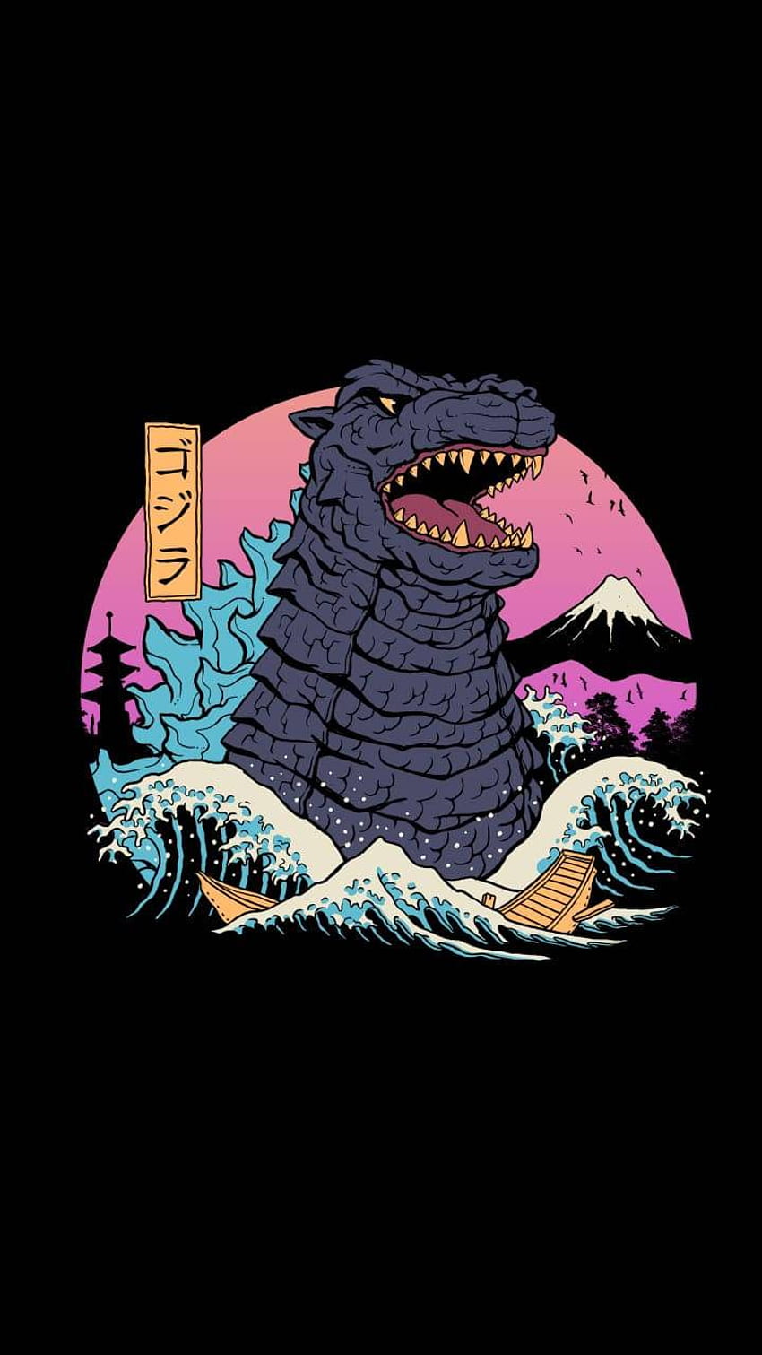 Godzilla, Godzilla mignon Fond d'écran de téléphone HD
