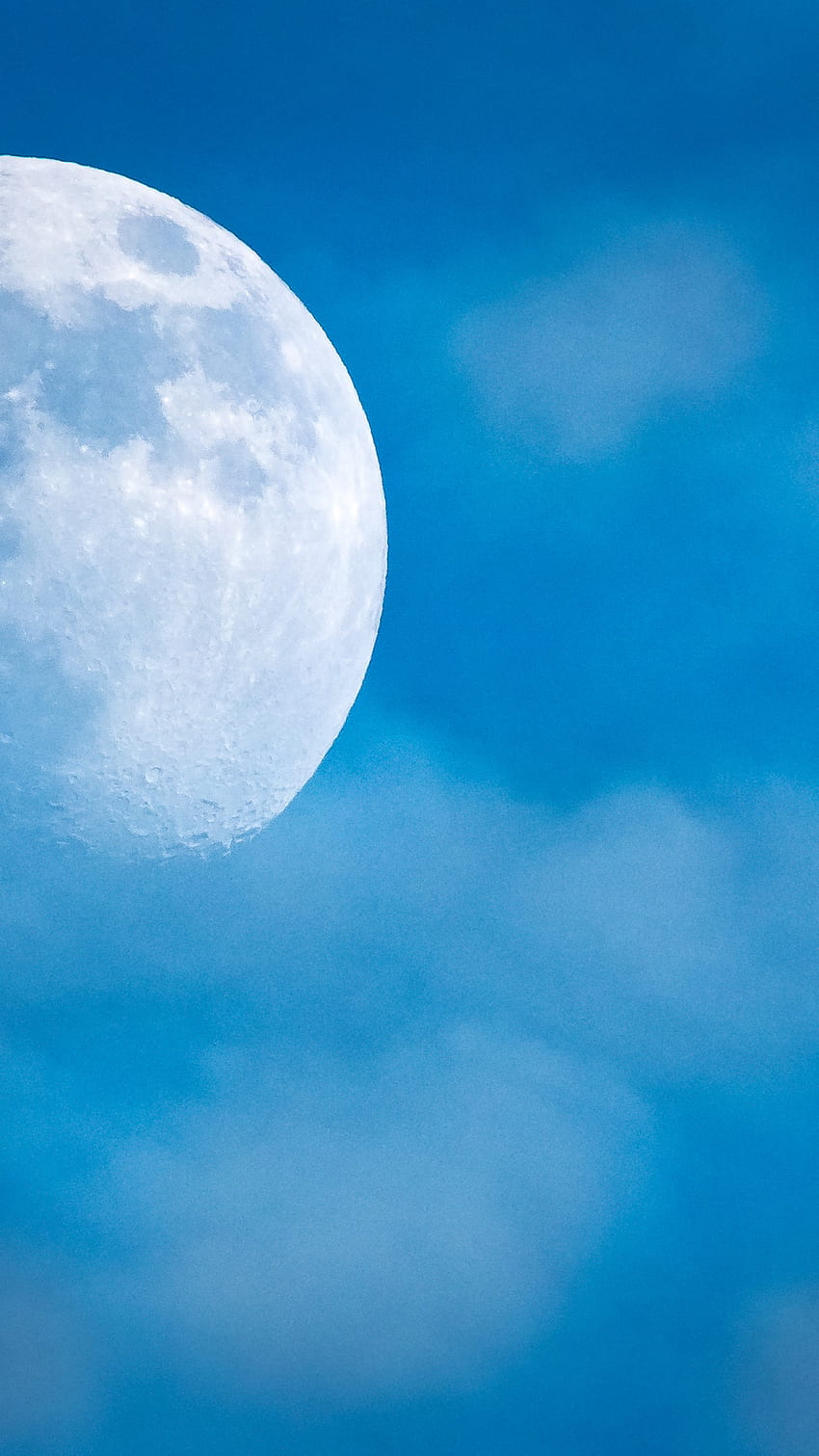 모바일 용 문, 하늘, 푸른, 달, 낮, 구름, 분위기, 빛, 대기 현상, 천계의 사건, 월광, Blue Moonlight HD 전화 배경 화면