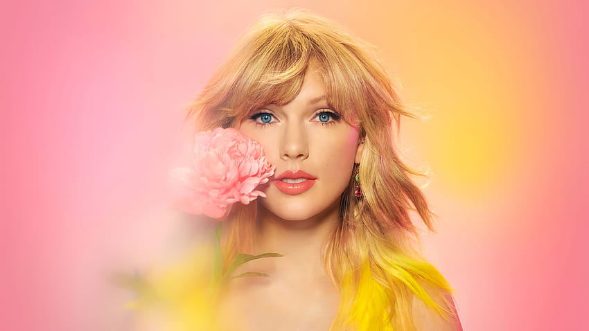 Taylor Swift, blonde singer, Apple music, 2020 HD wallpaper