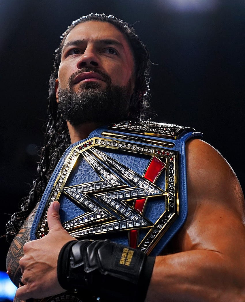Roman Reigns, il capo tribù, campione universale, WWE Sfondo del telefono HD