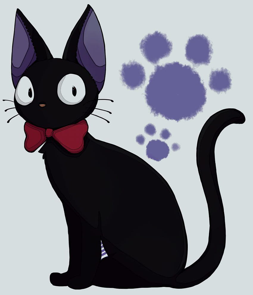 Black Cat Jiji en el servicio de entrega de Kiki: ¿Por qué perdió la voz? fondo de pantalla del teléfono