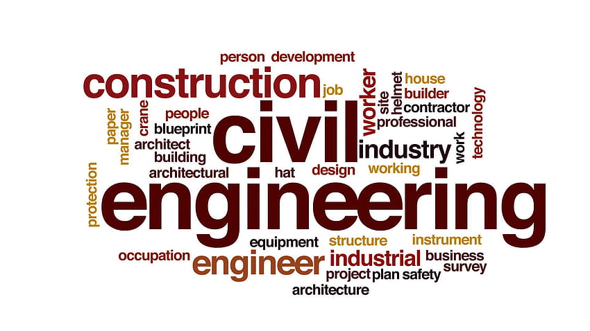 Logotipo completo de ingeniería civil, logotipos de ingeniería civil fondo de pantalla