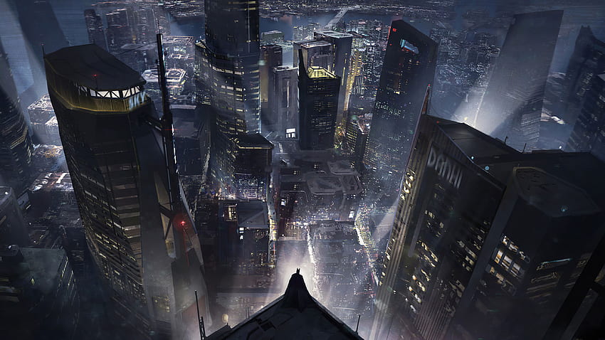 Batman Gotham City Nouveau, Gotham City Skyline Fond d'écran HD