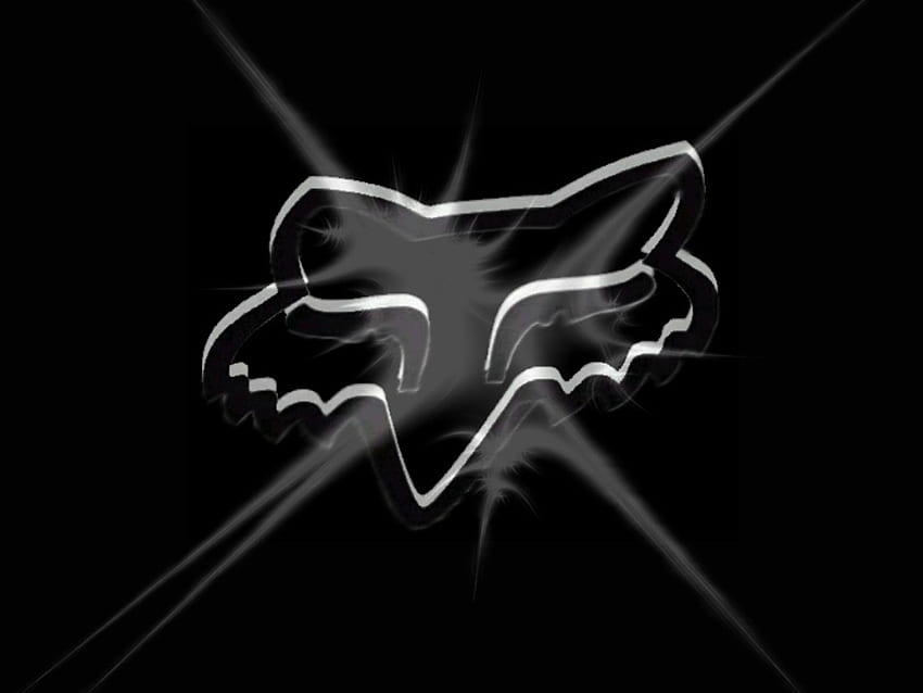Logo Fox 2, motocross, cool, volpe, supercross Sfondo HD