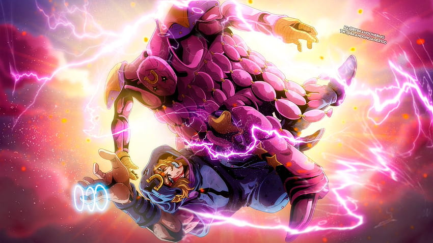 OlehBrandon88MG(COMISSION CLOSED) - Johnny Joestar dan Tusk berakting 4 Gaya Anime Wallpaper HD