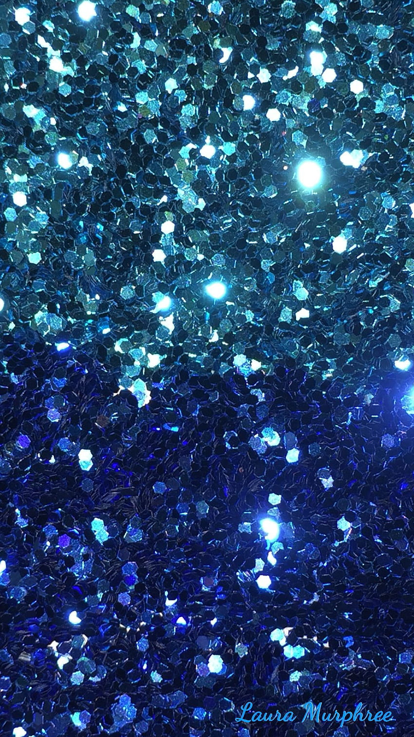 Glitter phone blue green colorful Sparkle background, Sparkely Blue Girly HD phone wallpaper