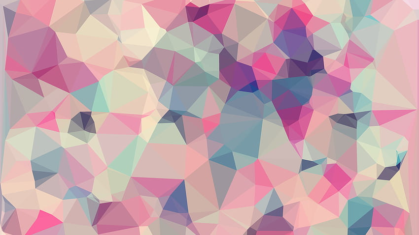 Geometric ( in Collection), Pink Geometric HD wallpaper