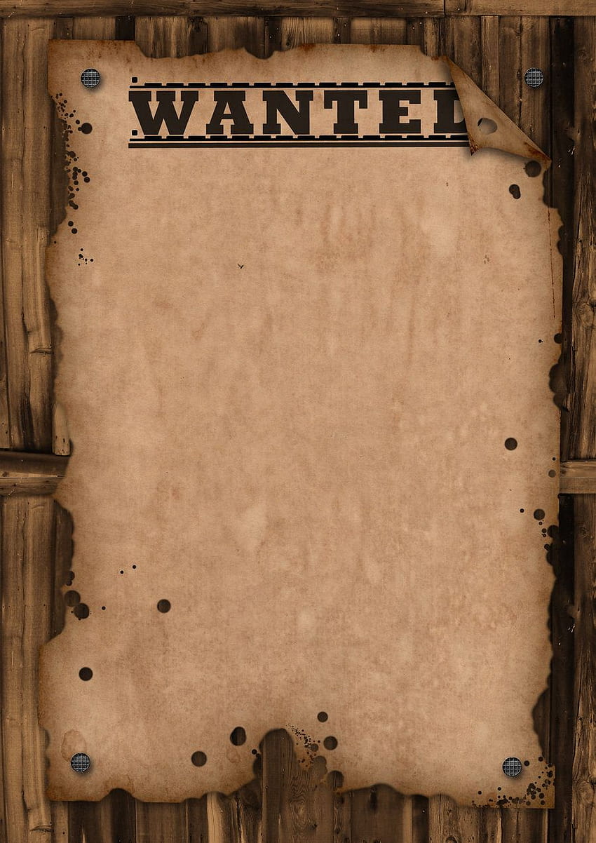 wanted poster template. WANTED - Template by Maxemilliam. poster, Western Theme HD phone wallpaper