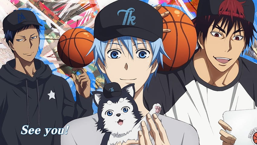 오리지널 Kuroko Tetsuya Aomine Daiki Kagami Taiga Kuroko No Basket 애니메이션 소년. HD 월페이퍼