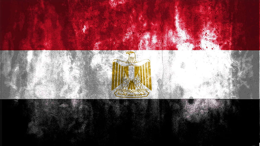 Flag of Egypt in 3D, Art Flag HD wallpaper