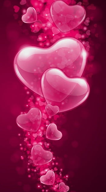 Artistic pink heart HD wallpapers | Pxfuel