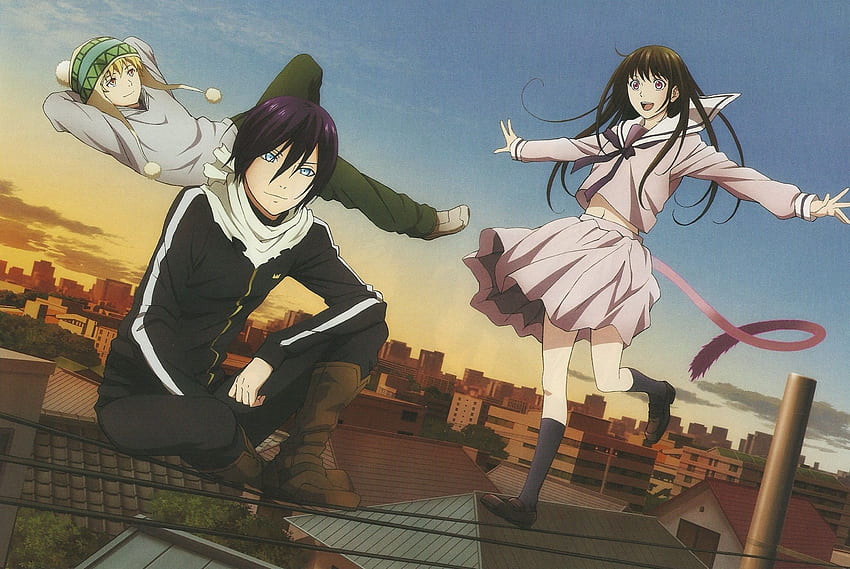 Anime Noragami Yato Yukine Hiyori Iki HD wallpaper