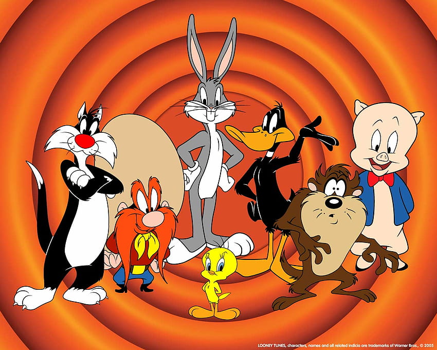 Група Looney Toons, Бъгс Бъни Looney Tunes HD тапет