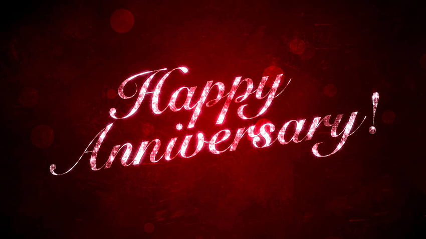 Happy Anniversary on Red - Background Loop - YouTube HD wallpaper