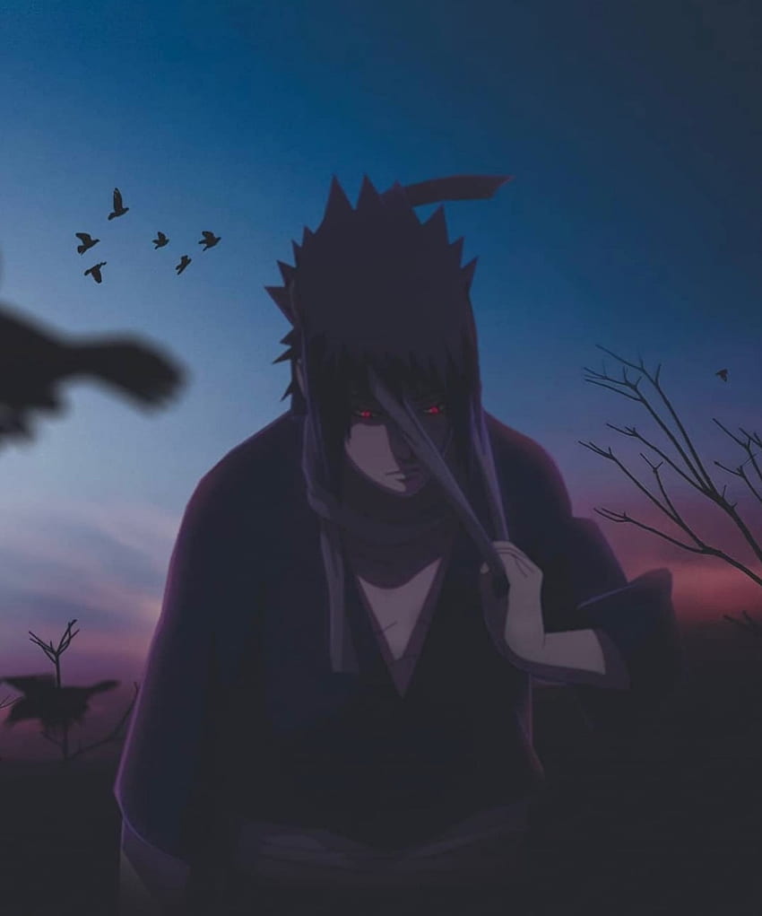 Sasuke, cloud, sky, uchiha, raven HD phone wallpaper | Pxfuel