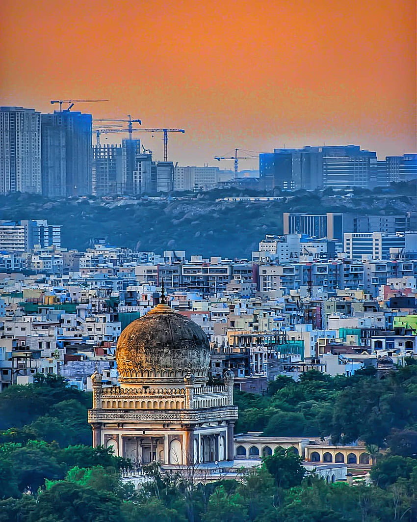 Древна Индия, Индия от 90-те години и 21-ви век+ всичко в едно - Хайдерабад: , индийски град HD тапет за телефон