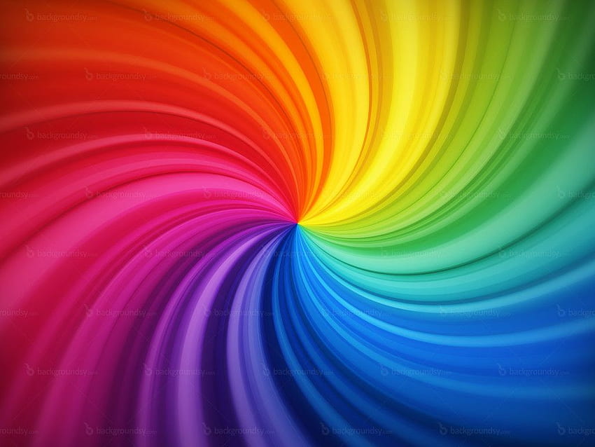. Arco iris, arco iris satisfactorio fondo de pantalla