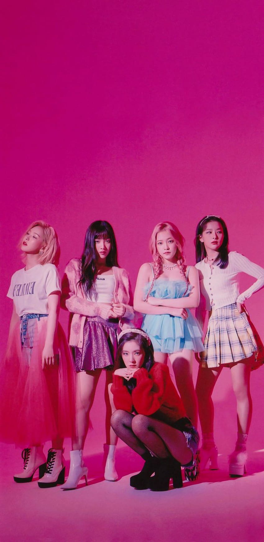 Red Velvet Lockscreen auf Twitter. Roter Samtschrei, Samt, Roter Samt, Gruppe Roter Samt HD-Handy-Hintergrundbild