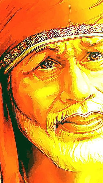 Image Shirdi Sai Baba Indian Saint Stock Illustration 1487785649 |  Shutterstock