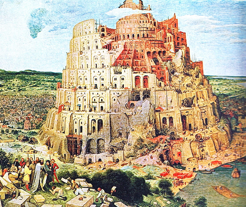 Babel, Pieter Bruegel the Elder 1563 .es, Tower of Babel HD wallpaper
