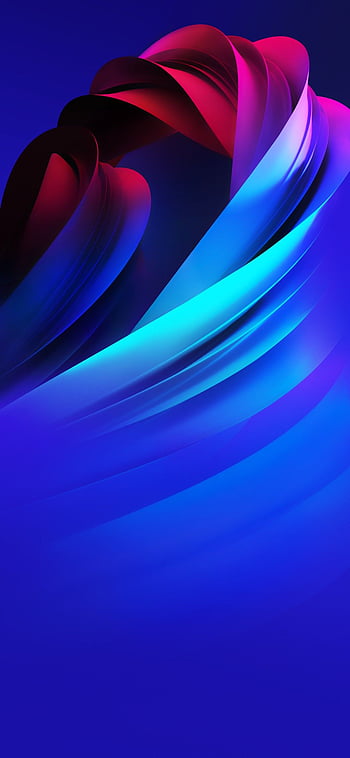 Android 10 Wallpaper 4K Blue Stock Vivo NEX Gradients 476