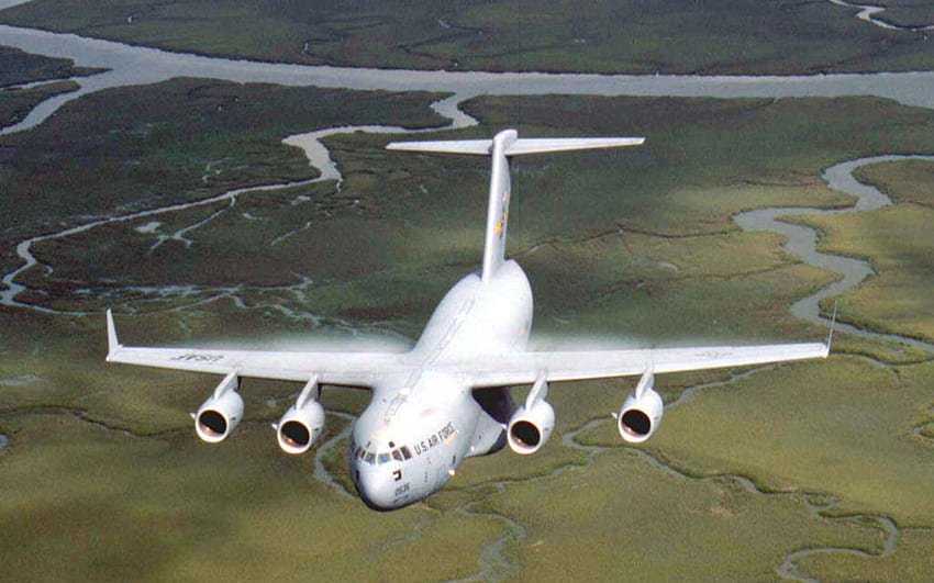 C-17, militer, pesawat terbang, pesawat terbang, komersial Wallpaper HD