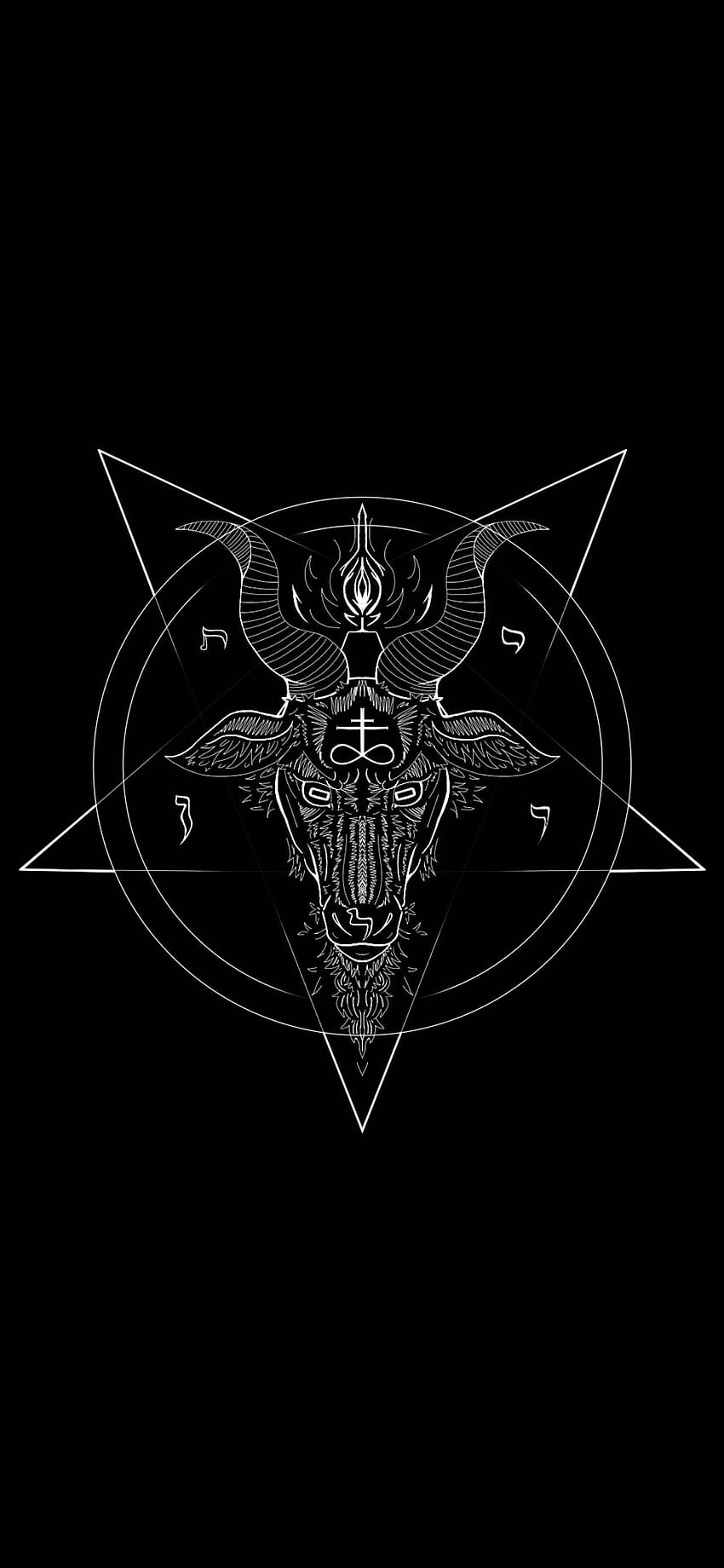 Saw someone post about . Here's a cool one I like. : satanism HD phone wallpaper