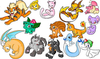 Emolga, Minccino, Pachirisu, Oshawott and Pikachu. Cute!, Cute Chibi HD wallpaper