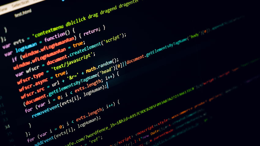 Programming, code, dark, colorful HD wallpaper