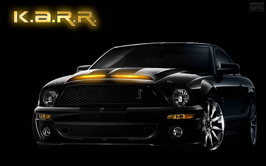 Karr Knight Rider Mustang, Knight Rider Logo HD wallpaper